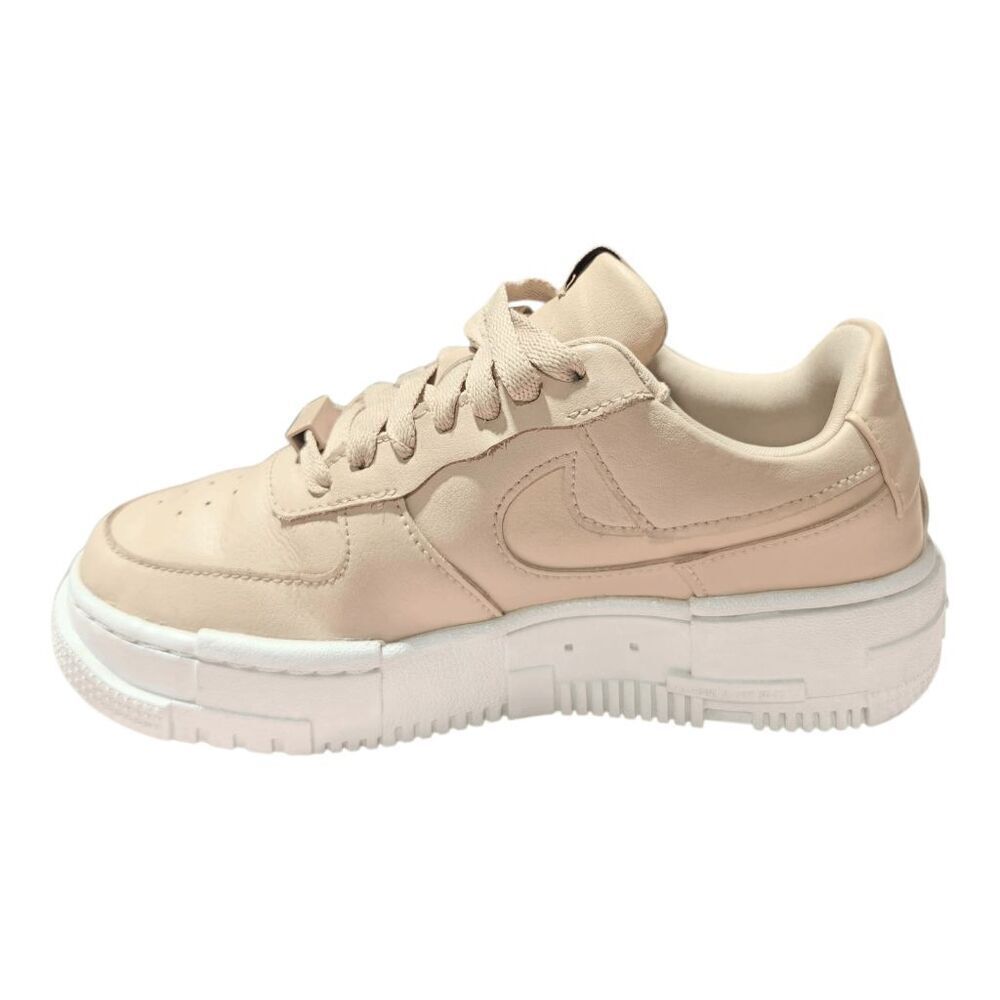 NIKE Air Force 1 'Pixel' (Pink Blush) Sneakers Size 5.5 - Picture 6 of 10